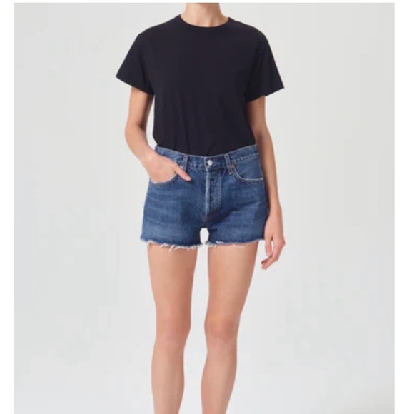 Agolde Pants - Agolde Parker Vintage Cut Off Short in Caution